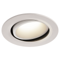 Numinos, encastré de plafond intérieur, 55°, blanc, led, 4000k, orientable