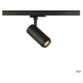 Numinos® zoom m, spot pour rail 3 allumages intérieur, 15°, noir, led, 20w, 2700k, variable dali