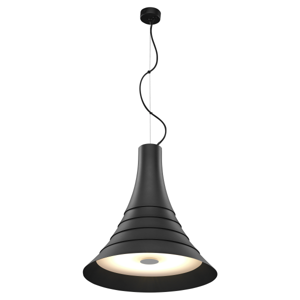 Bato 45, suspension intérieure, noir, led, 30w, 2700k, variable triac - SLV - 1000435