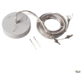 Kit de suspension 5m, gris argent