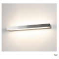 SLV by Declic SEDO 14 LED, applique, carrée, alu brossé, verre satiné