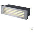 BRICK MESH LED INOX 316 plafonnier encastré, 4W LED, blanc chaud, IP54