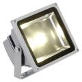 Projecteur LED extérieur BEAM 30W blanc chaud 100° gris argent IP65 - SLV by Declic