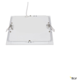 Plafonnier intérieur carré, blanc mat, LED, 9,7W, 3000K SENSER 18