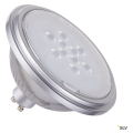 Source led qpar111, gu10, argent, 7,3w, 2700k