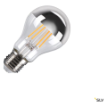 Source led a60, e27, chrome, 7,5w, 2700k, tête miroir, variable