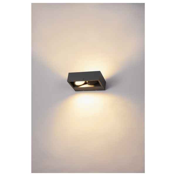Eskina frame double, applique anthracite 27w 2200/2400lm 3000/4000k irc 80 95°