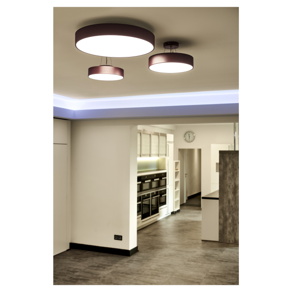 Kit de suspension pour medo led. bordeaux. 5 filins