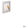 Frame curve, encastré de plafond ou mural intérieur, gris argent, led, 3,1w, 2700k