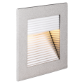 Frame curve, encastré de plafond ou mural intérieur, gris argent, led, 3,1w, 2700k