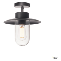 SLV by Declic MOLAT, plafonnier extérieur, anthracite, E27 max. 60W, IP44