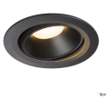 Numinos, encastré de plafond intérieur, 55°, noir, led, 3000k, orientable