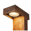 Rusty® pathlight 40, borne extérieure, fonte rouillée, led, 8,9w, 3000k, ip55