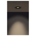Slv by declic h-light 1, encastré plafond, noir, cob led 12w, 2700k, ouverture ronde