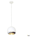 LIGHT EYE SUSPENSION AVEC PATERE, ES111, BLANC/CHROME