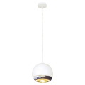 LIGHT EYE SUSPENSION AVEC PATERE, ES111, BLANC/CHROME