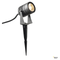 Led spike, projecteur extérieur, anthracite, led, 6w, 3000k, ip55