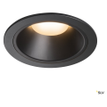 Numinos, encastré de plafond intérieur, 55°, noir, led, 2700k
