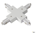 Connecteur en X pour rail 1 allumage 230V, blanc