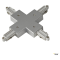 Connecteur en X pour rail 1 allumage 230V, gris argent