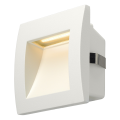 Downunder out led s. encastré mural blanc. led 0.96w 3000k. 40lm. irc80