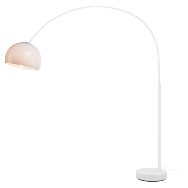 Fenda bow, lampadaire intérieur, blanc, e27, 25w max, sans abat-jour