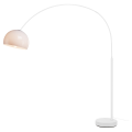 Fenda bow, lampadaire intérieur, blanc, e27, 25w max, sans abat-jour