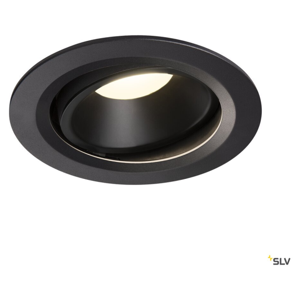 Numinos, encastré de plafond intérieur, 40°, noir, led, 4000k, orientable