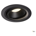 Numinos, encastré de plafond intérieur, 40°, noir, led, 4000k, orientable