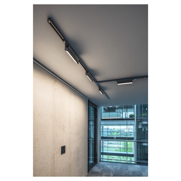 Sight move, spot pour rail 3 allumages, intérieur, noir, led, 26w, 4000k