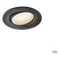 Numinos® move s, encastré de plafond intérieur, orientable, 40°, noir/blanc, led, 8,6w, 4000k