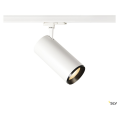 Numinos® xl, spot pour rail 3 allumages intérieur, 36°, blanc/noir, led, 36w, 3000k, variable dali