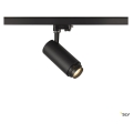 Numinos® zoom m, spot pour rail 3 allumages intérieur, 15°, blanc/noir, led, 20w, 3000k, variable