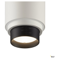 Numinos® zoom m, spot pour rail 3 allumages intérieur, 15°, blanc/noir, led, 20w, 4000k, variable