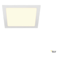 Senser 24, encastré de plafond intérieur, carré, blanc mat, led, 13w, 3000k