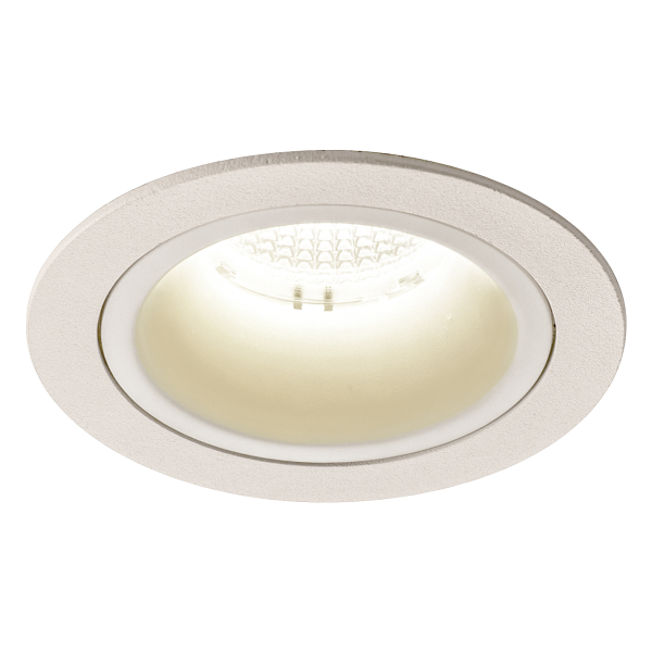 Numinos, encastré de plafond intérieur, 55°, blanc, led, 4000k