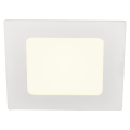 Senser 12, encastré de plafond intérieur, carré, blanc, led, 4000k