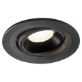 Numinos® move s, encastré de plafond intérieur, orientable, 40°, noir, led, 8,6w, 4000k