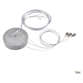 Kit de suspension pour medo led. gris argent. 5 filins