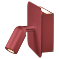 Napia applique. rouge anodisé. powerled 3.8w 3000k