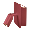 Napia applique. rouge anodisé. powerled 3.8w 3000k