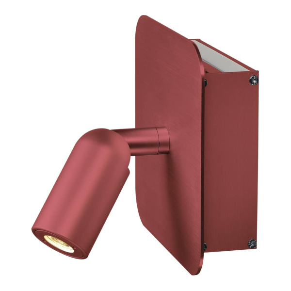 Napia applique. rouge anodisé. powerled 3.8w 3000k