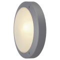 Applique murale BULAN ronde gris argent E14 max. 60W verre satiné - SLV by Declic