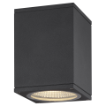 Enola, plafonnier extérieur, carré, s, anthracite, led, 9w, 3000k/4000k, ip65