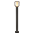 Ovalisk 100, borne extérieure, anthracite, led, 9w, 3000/4000k, interrupteur cct, ip65