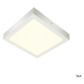 Plafonnier en applique LED SLV  SENSER24 15W 4000K carré blanc