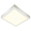 Plafonnier en applique LED SLV  SENSER24 15W 4000K carré blanc