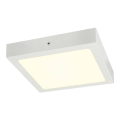 Plafonnier en applique LED SLV  SENSER24 15W 4000K carré blanc