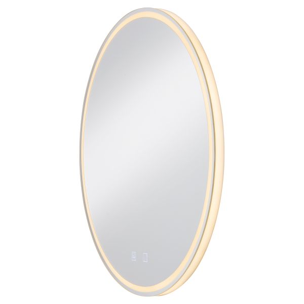 Trukko, applique intérieure, miroir, rond, alu, led, 25w, ip44