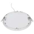 Senser 18, encastré de plafond intérieur, rond, blanc mat, led, 9,7w, 3000k